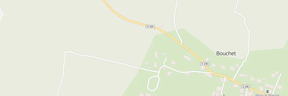 Plan du 25 Che des Vignes à Beauziac