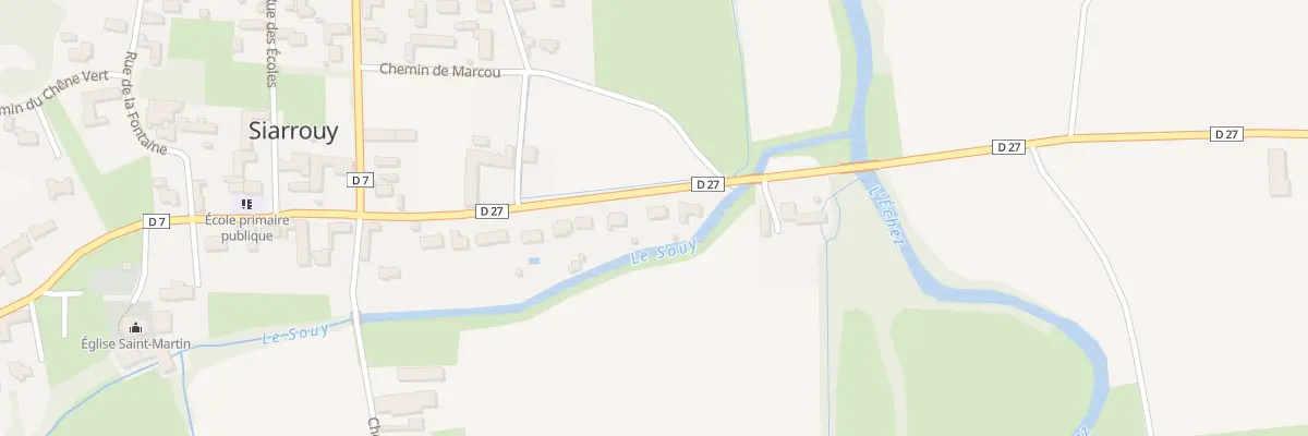 Plan du 16 Rue de l’Echez à Siarrouy