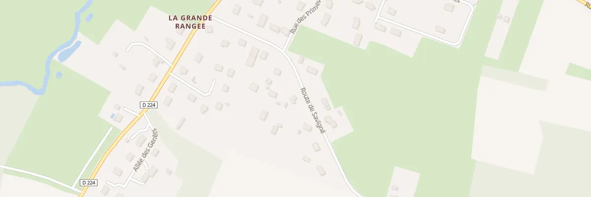Plan du 14 Rte de Savigne à Thorée-les-Pins