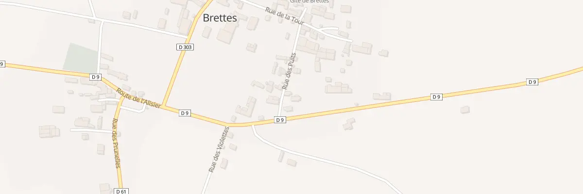 Plan du 2B Rue des Puits à Brettes