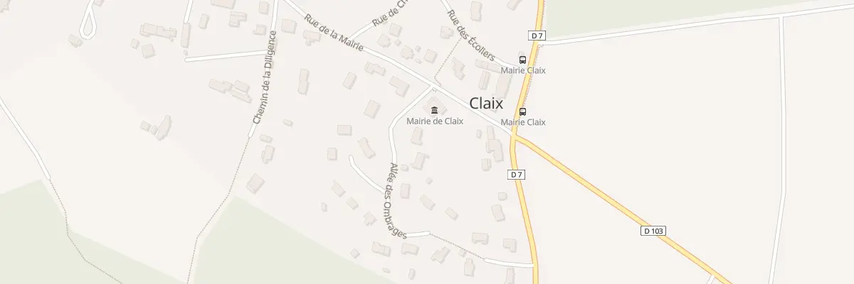 Plan du 1 All des Ombrages à Claix