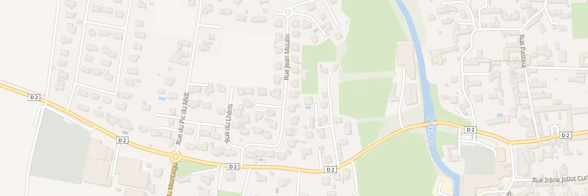 Plan du 18 Rue Jean Moulin à Bordères-sur-l’Échez