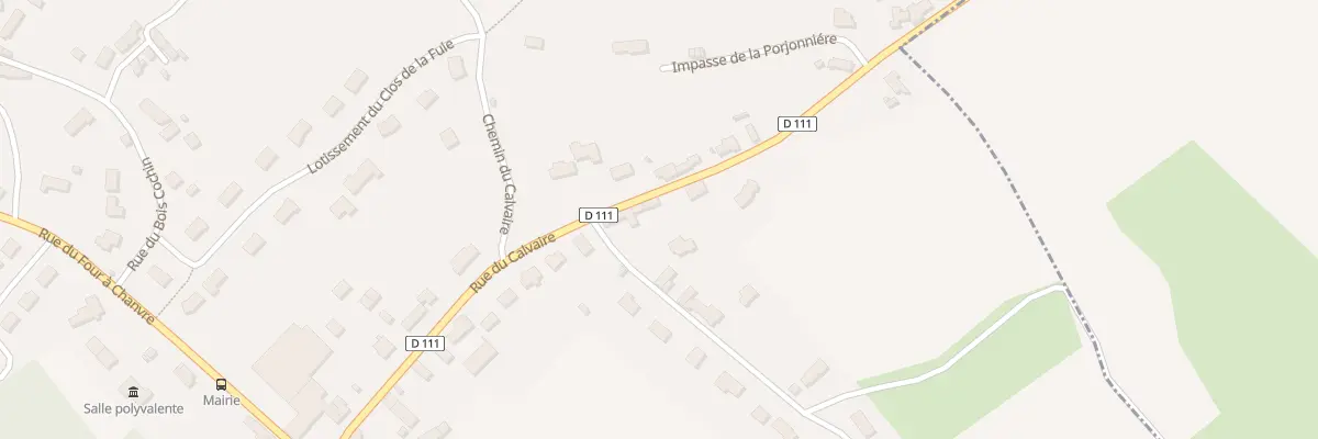 Plan du 28 Rue du Calvaire à Saint-Victeur