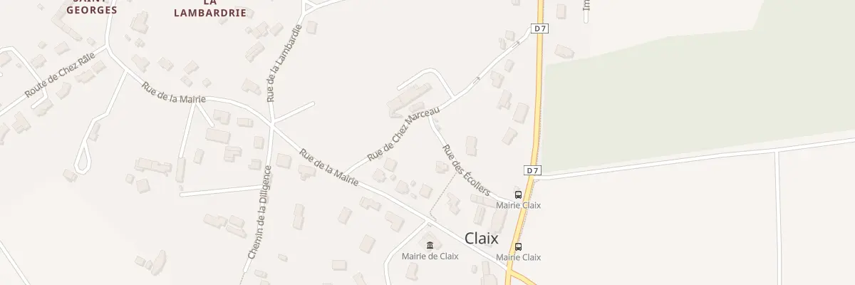 Plan du 9 Rue des Ecoliers à Claix