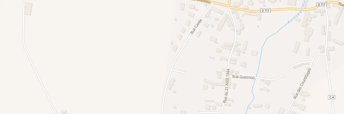 Plan du 12 Rue Cavée à Tournai-sur-Dive