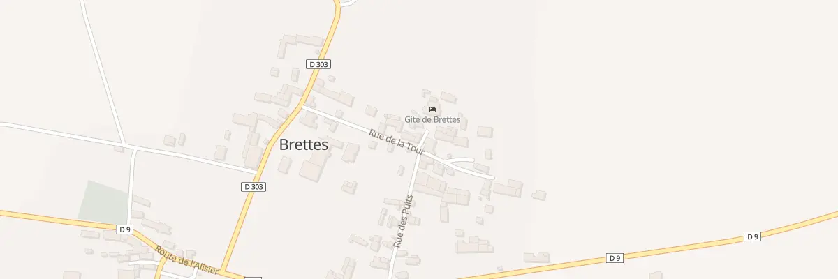Plan du 7 Rue de la Tour à Brettes