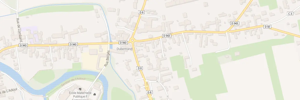 Plan du 48 Rue du Regiment de Bigorre à Maubourguet
