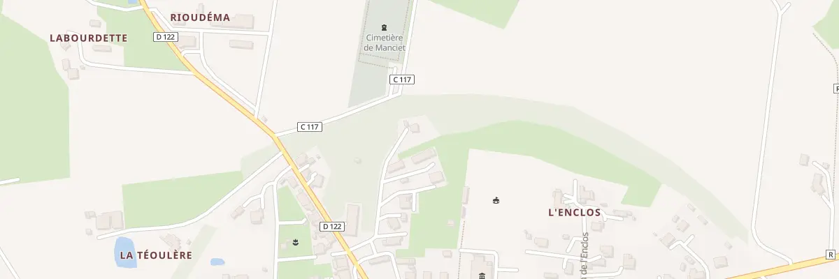 Plan du 9 Pl du Foirail à Manciet