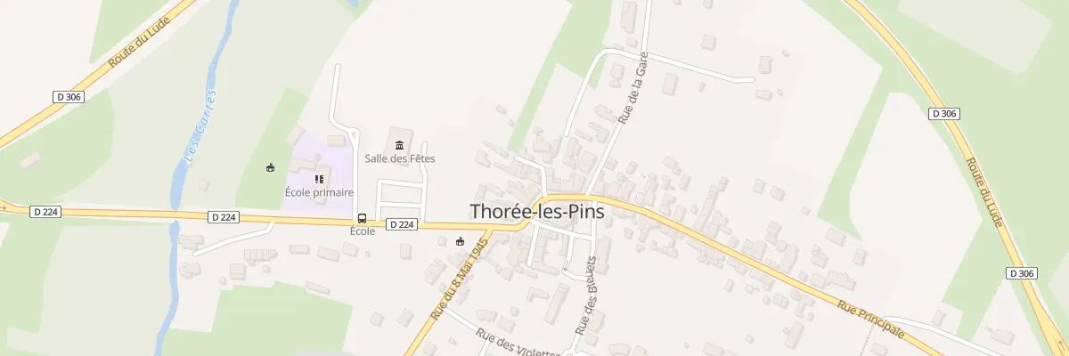 Plan du 3 Rue Lenail à Thorée-les-Pins