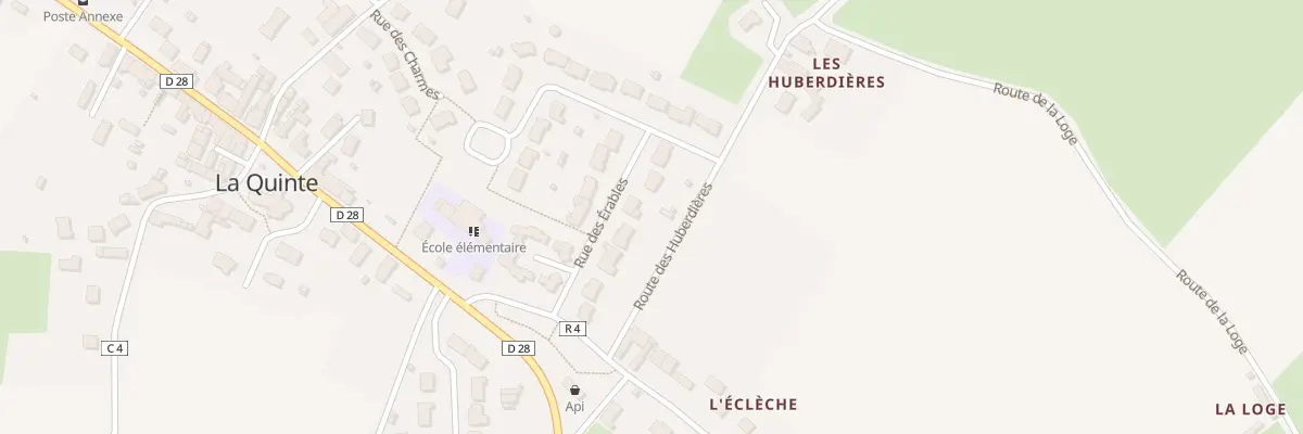 Plan du 10 Rue des érables à La Quinte
