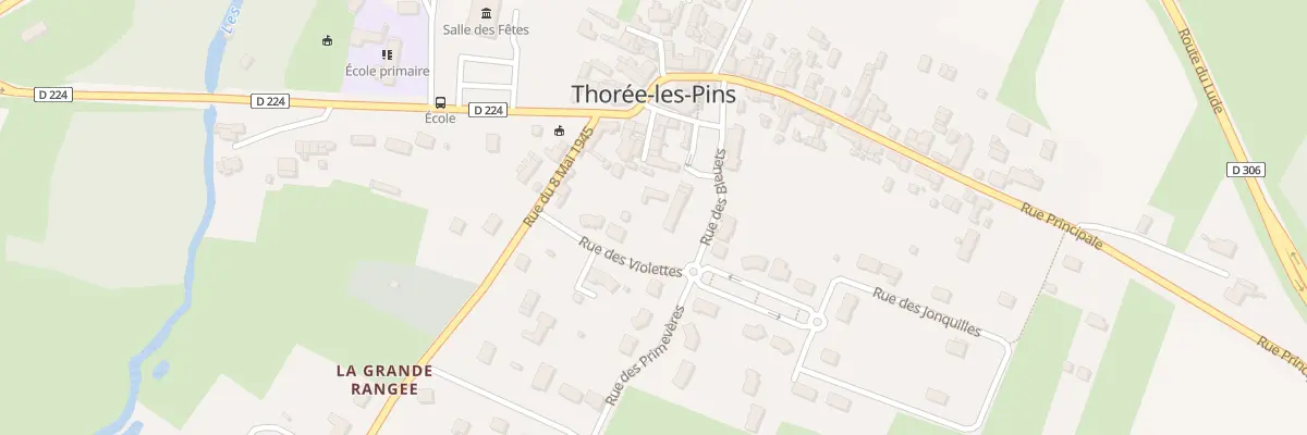 Plan du 4 All du Jeu De Boules à Thorée-les-Pins