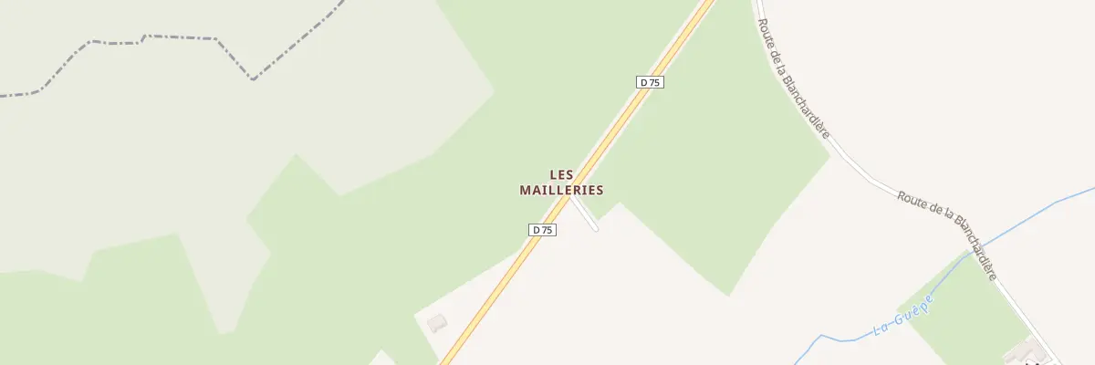 Plan du 5001 Les Mailleries à Mézières-sous-Lavardin