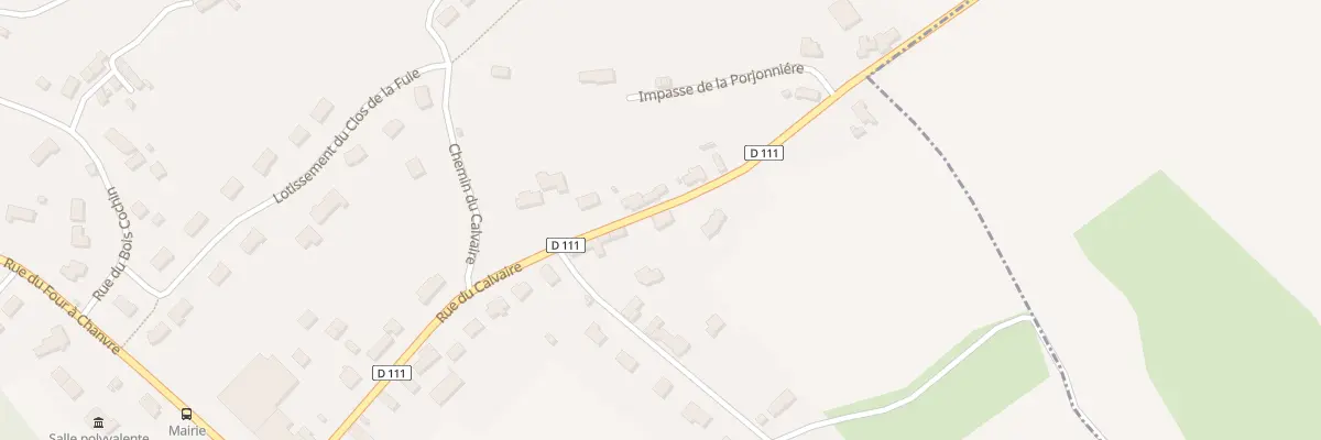 Plan du 34 Rue du Calvaire à Saint-Victeur
