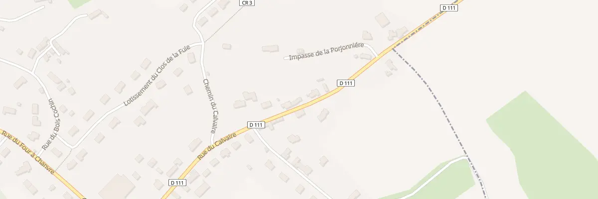 Plan du 25 Rue du Calvaire à Saint-Victeur