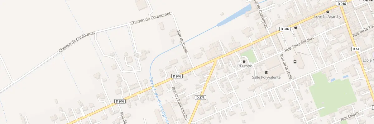 Plan du 58 Rue de l’Adour à Plaisance