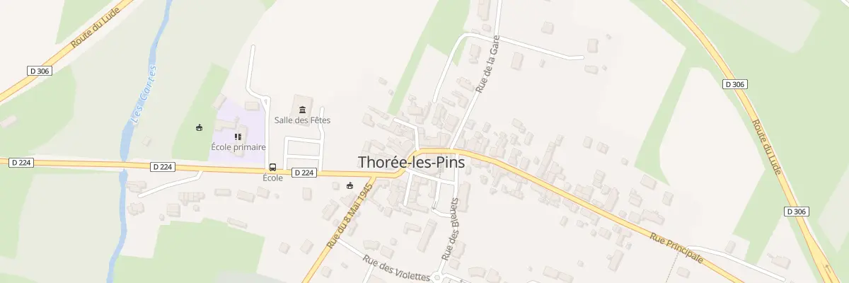 Plan du 5066 Le Bourg à Thorée-les-Pins