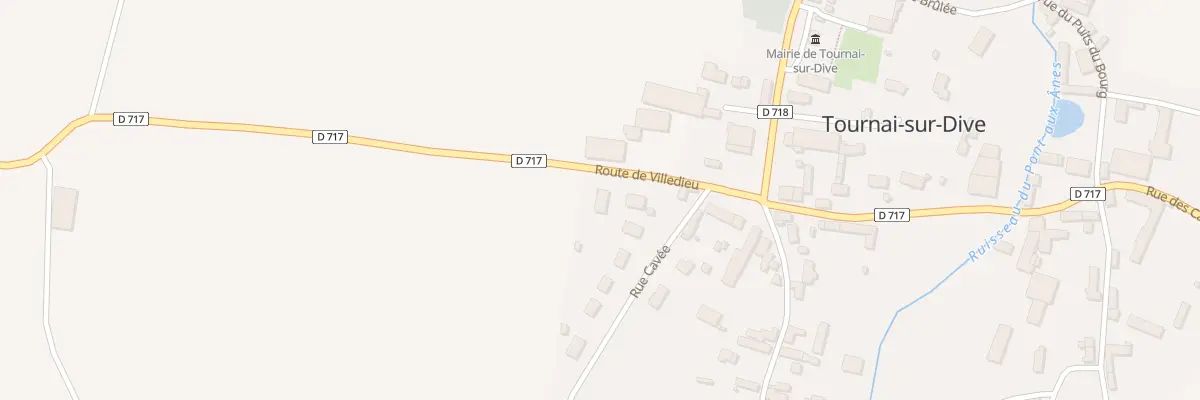 Plan du 3 Rte de Villedieu à Tournai-sur-Dive