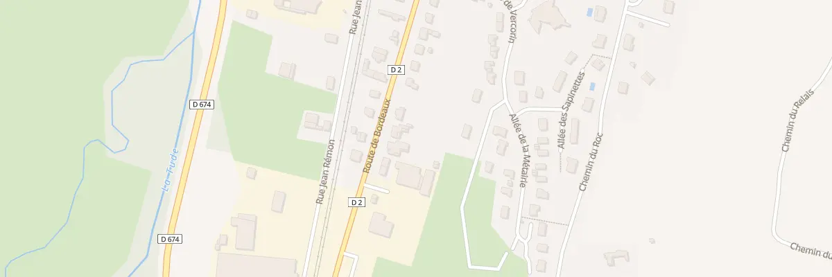 Plan du 61 Rte de Bordeaux à Chalais