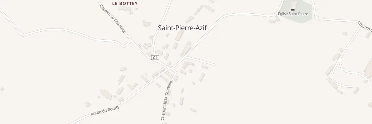 Plan du 14 Che du Presbytère à Saint-Pierre-Azif