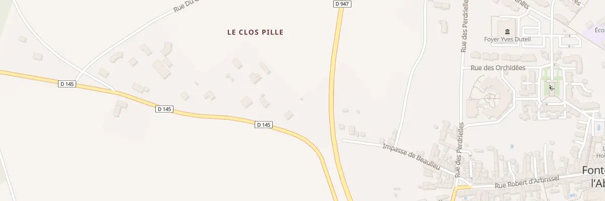 Plan du 62 Rue de Beaulieu à Fontevraud-l’Abbaye