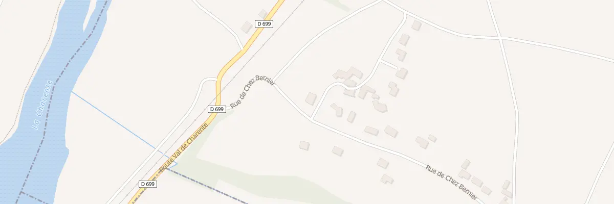 Plan du 1 Rue de la Garde à Nersac