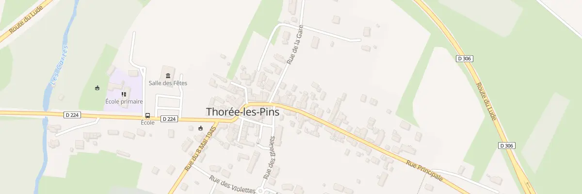Plan du 17 Rue Principale à Thorée-les-Pins