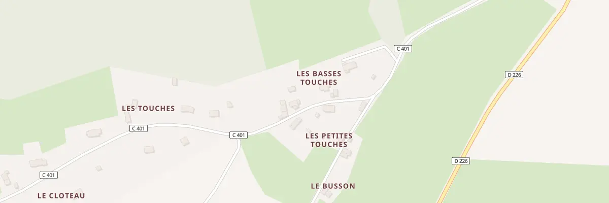 Plan du 4 Rte des Touches à Moitron-sur-Sarthe
