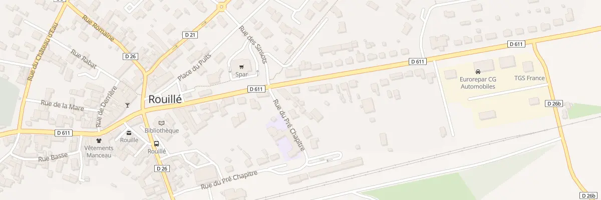 Plan du 30 Rue Mélusine à Rouillé