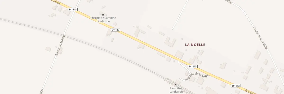 Plan du 2757 Rte de Bordeaux à Lamothe-Landerron