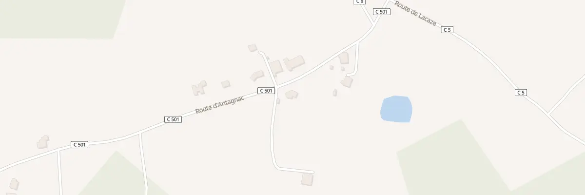 Plan du 499 Rte d’Antagnac à Guérin