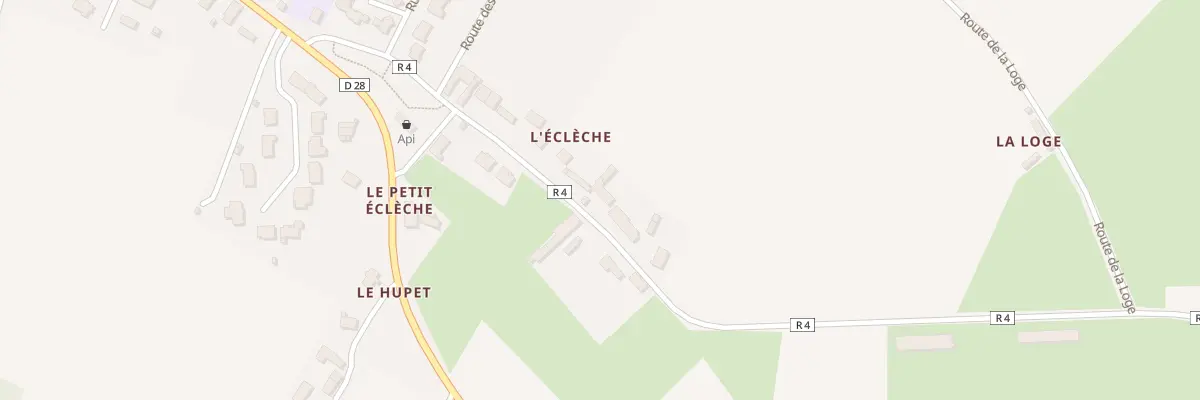 Plan du 11 Rue de l’Eclèche à La Quinte