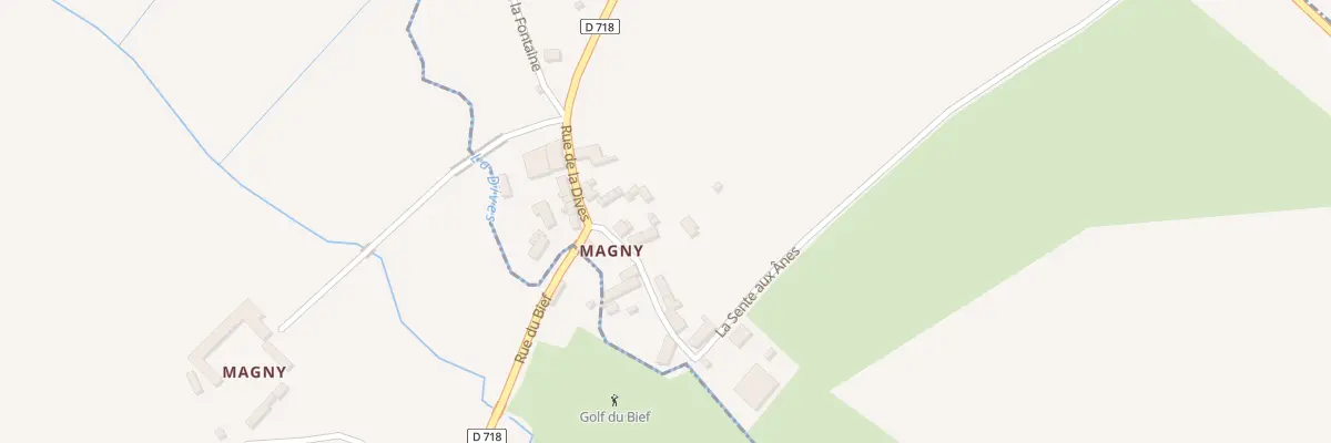 Plan du 31A Magny à Trun