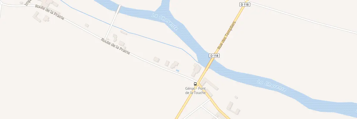 Plan du 5215 Pont de la Touche à Genac-Bignac
