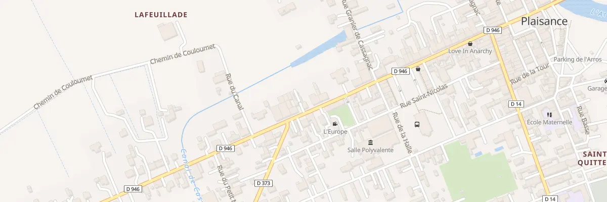 Plan du 5192 Rue de l’Adour à Plaisance