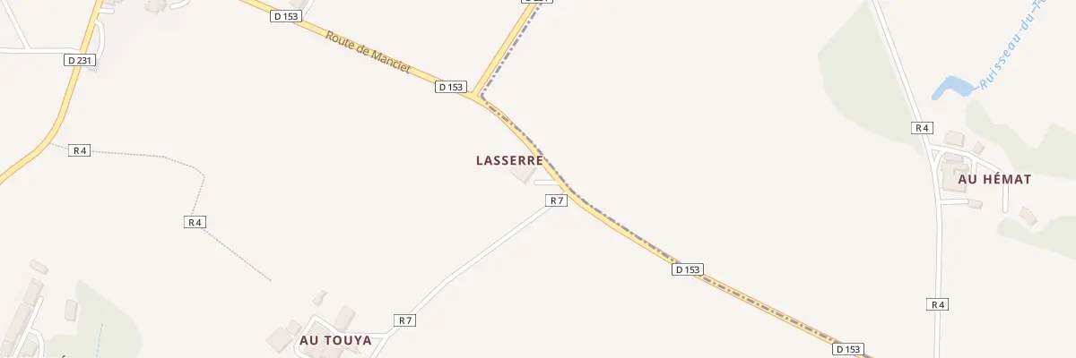 Plan du 5027 A Lasserre à Cravencères