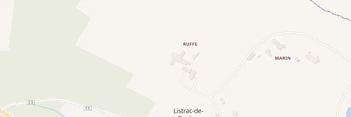 Plan du 5 Ruffe à Listrac-de-Durèze