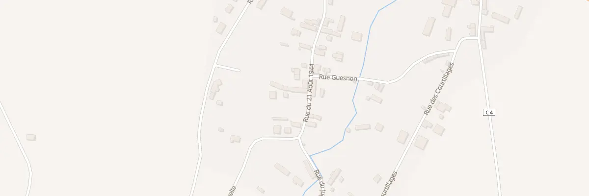 Plan du 20 Rue du 21 Août 1944 à Tournai-sur-Dive