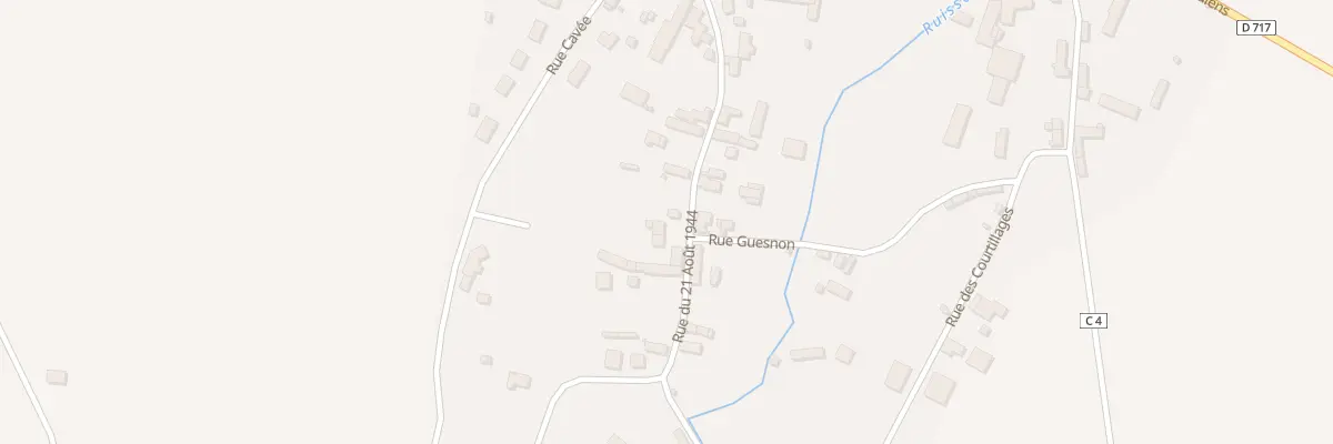 Plan du 16 Rue du 21 Août 1944 à Tournai-sur-Dive