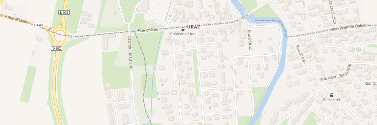 Plan du 6 Rue de la Baise à Tarbes