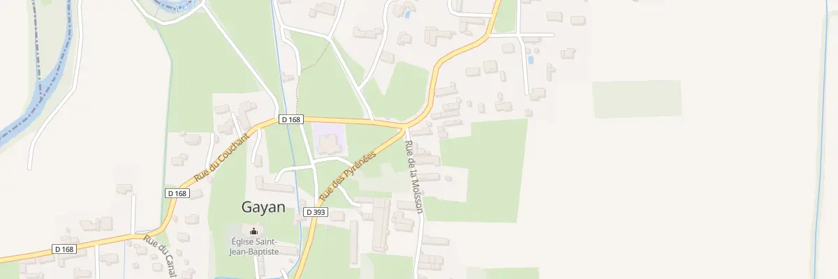 Plan du 1 Rue de la Moisson à Gayan