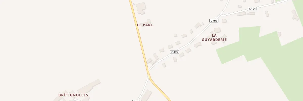 Plan du 1 La Cocardiere à Saint-Victeur
