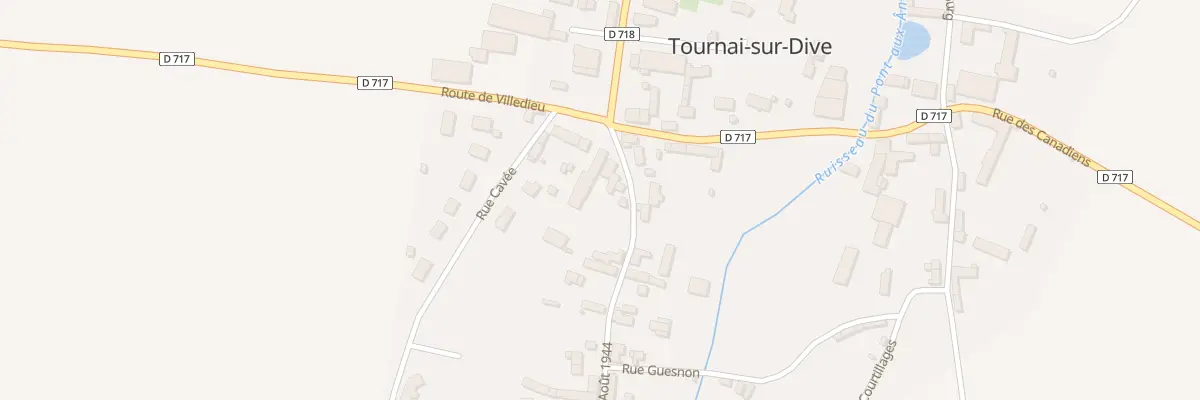 Plan du 8 Rue du 21 Août 1944 à Tournai-sur-Dive