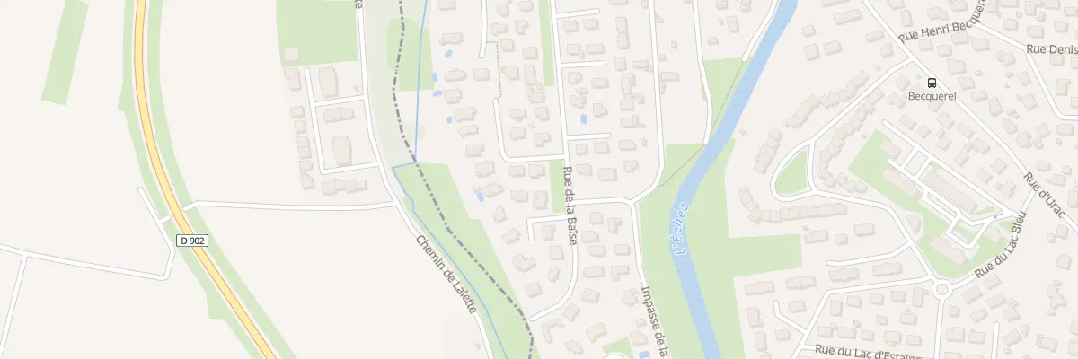 Plan du 20 Rue de la Baise à Tarbes