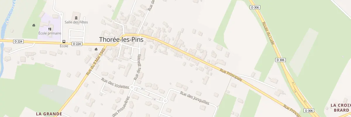 Plan du 20 Rue Principale à Thorée-les-Pins