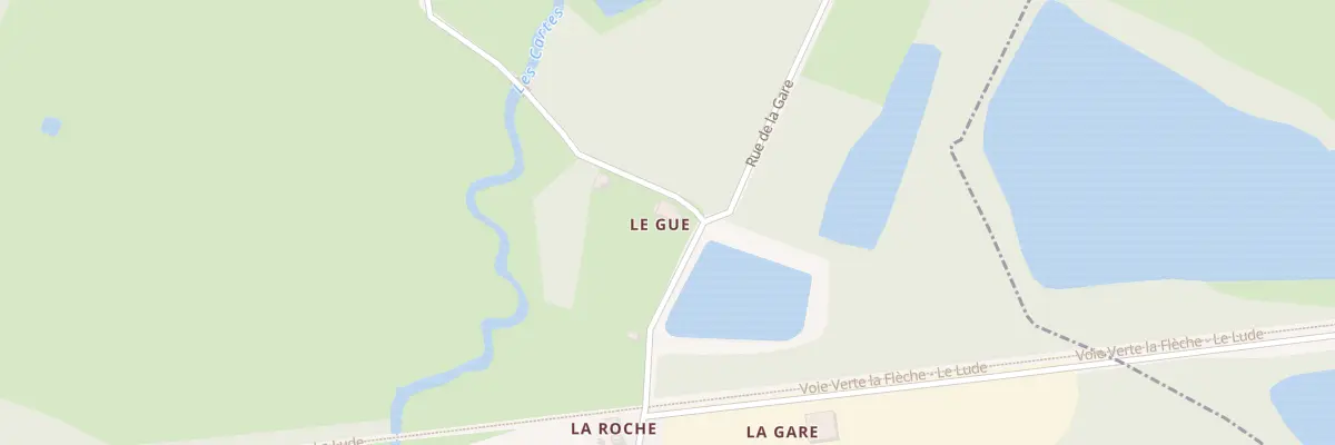 Plan du 5060 Le Gue à Thorée-les-Pins