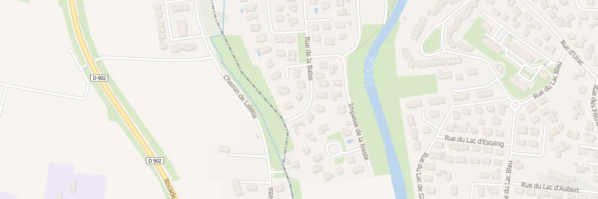 Plan du 26 Rue de la Baise à Tarbes