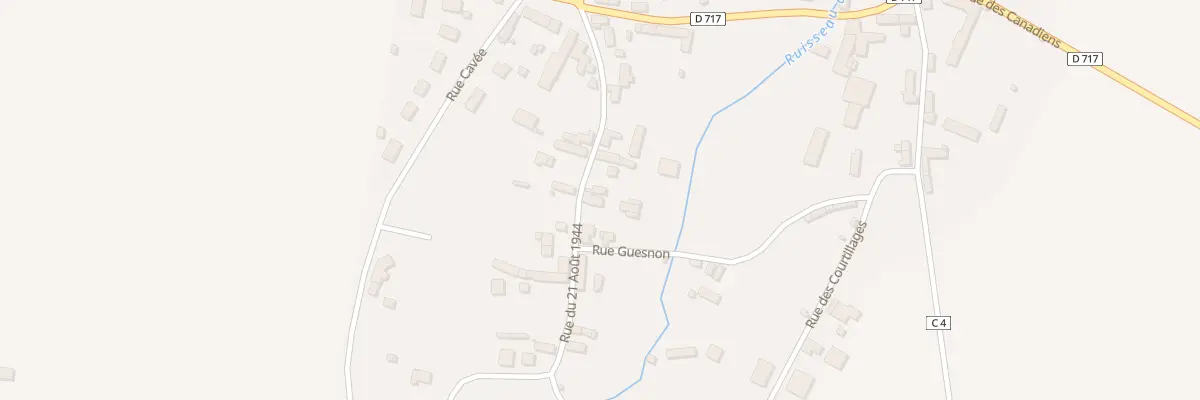 Plan du 29 Rue du 21 Août 1944 à Tournai-sur-Dive
