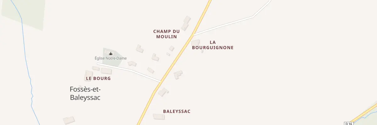 Plan du 5080 Baleyssac à Fossès-et-Baleyssac