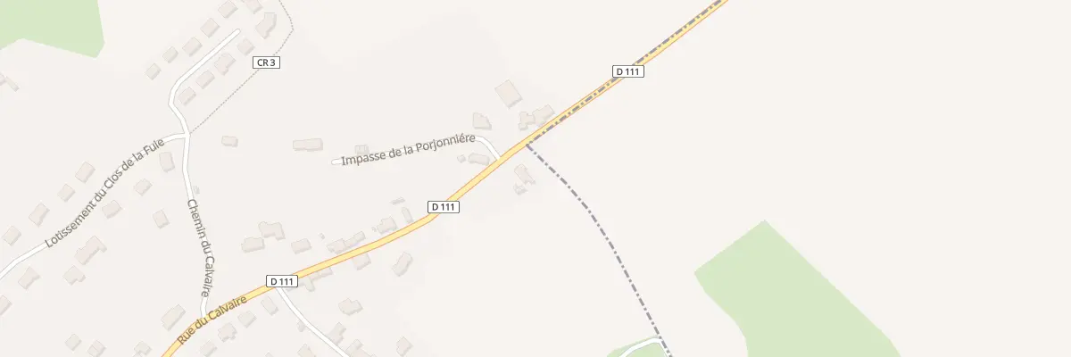 Plan du 38 Rue du Calvaire à Saint-Victeur