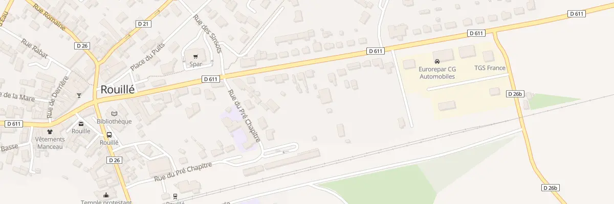 Plan du 42 Rue Mélusine à Rouillé